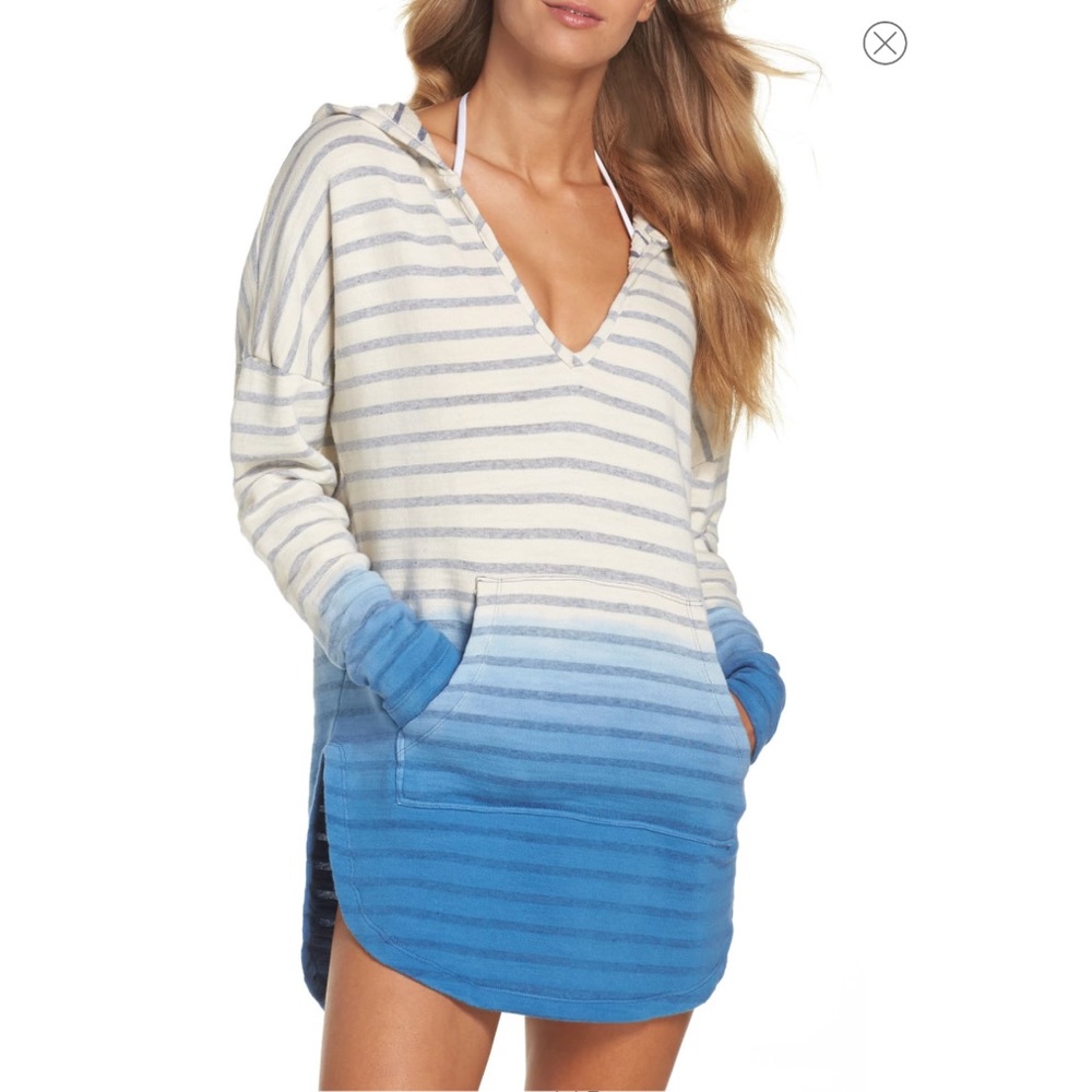 Green Dragon Set Sail Angie Hoodie Cover-Up dress